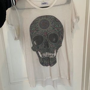 Lauren Moshi Skull soft vintage tshirt, small